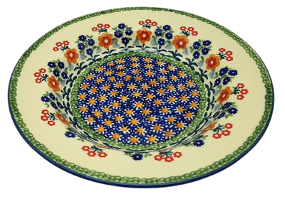 Polish-Pottery-soup-plate-T-133-pattern-Bianca