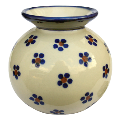 Polish Pottery belly vase small W-001 pattern margarete