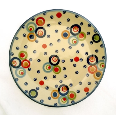 Bunzlauer-Keramik-Teller-18-cm-Kadinski