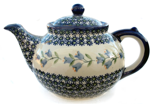 Polish Pottery Teapot - Agnes Pattern