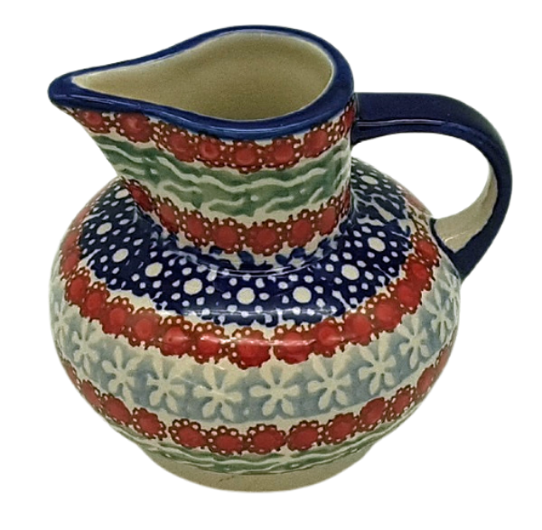 Polish Pottery Creamer - Pattern Siena
