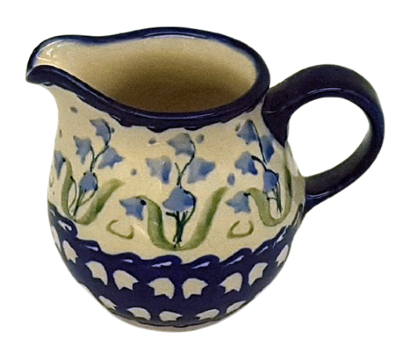 Polish Pottery Creamer in Pattern Campanula