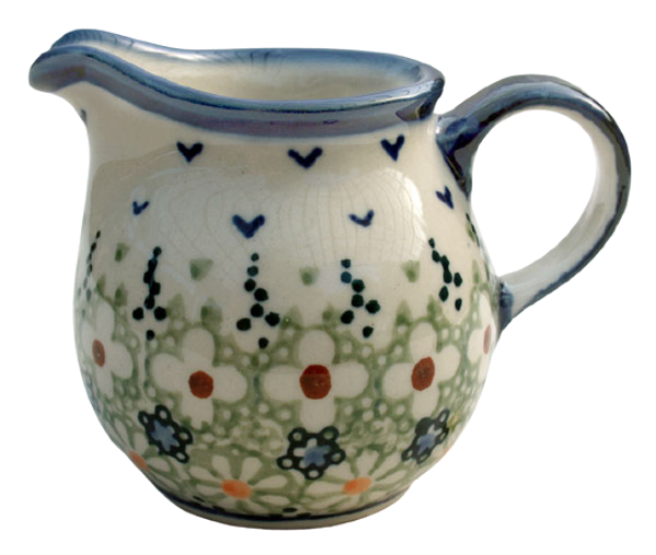 Polish Pottery creamer D-019 pattern Florac