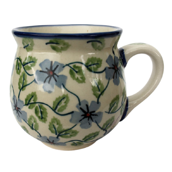 Polish Pottery Mug Round - Tabea Pattern