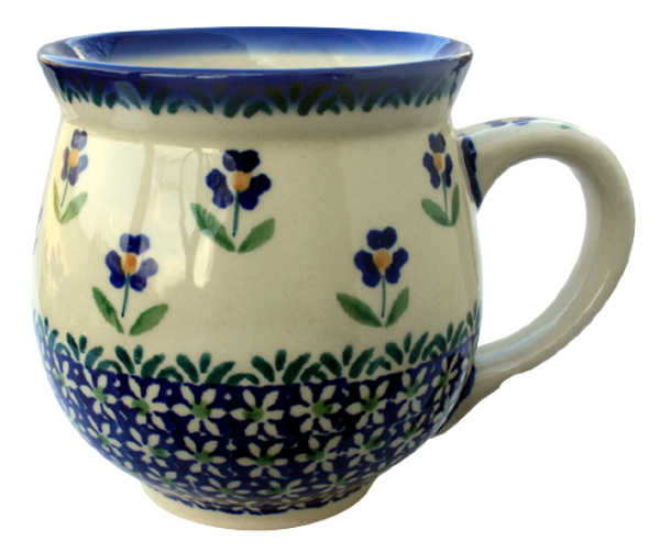 Polish Pottery Jumbo Mug in Pattern Angelika