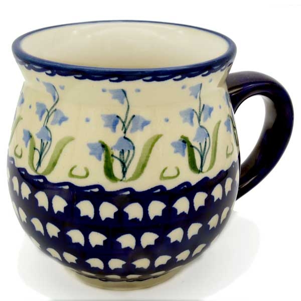 Polish Pottery jumbo mug Glockenblume design - 2.Qual.