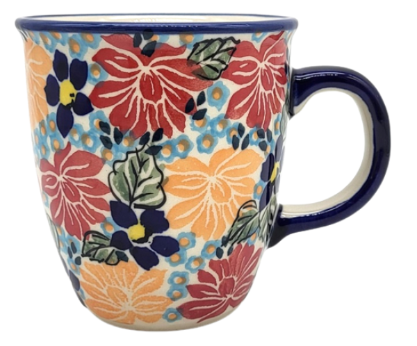 Polish-Pottery-mug-Mars-laburnum-pattern