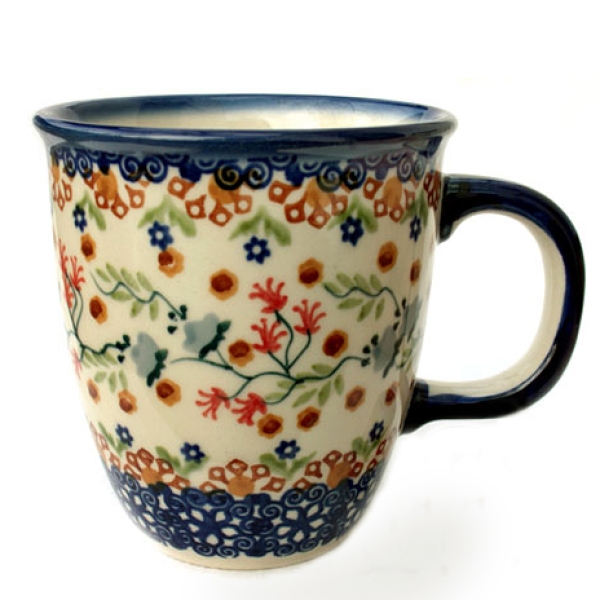 Polish Pottery mug "Mars" Florac design