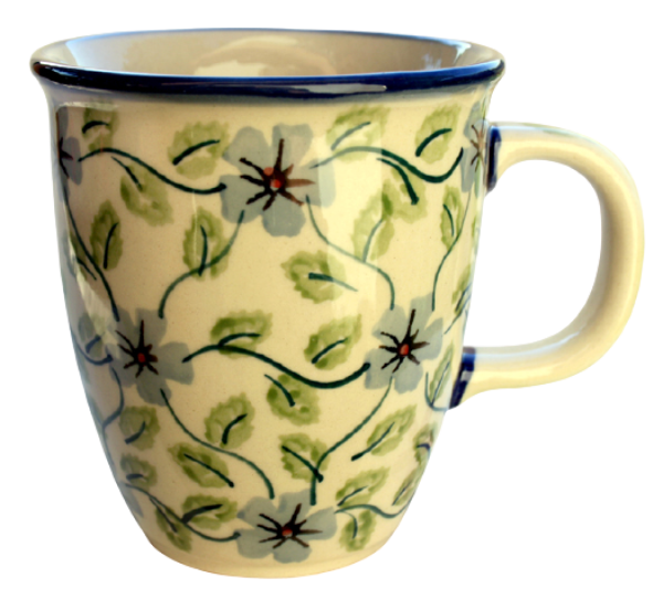 Polish Pottery Mug "Mars" 260 ml Pattern Tabatha - 2.Qual.