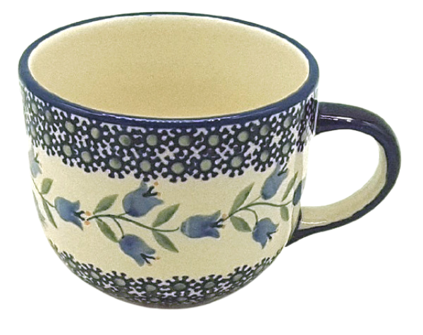 Polish Pottery cup for cafe-au-lait, 320 ml, Agnes pattern