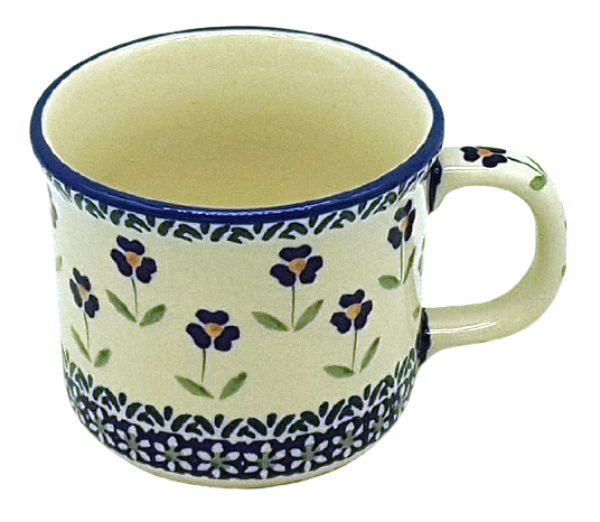 Polish Pottery Mug Straight - Pattern Angelika