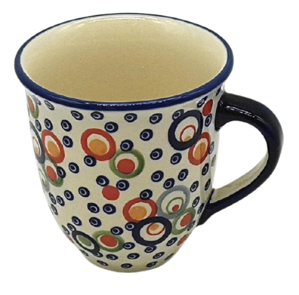 Polish Pottery Mars mug in Aster Pattern