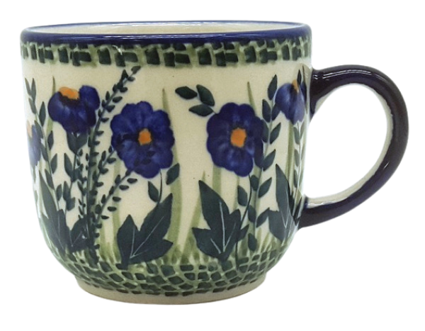 Bunzlauer Keramik Kaffee-/Teetasse Olaf Dekor Blaue Primel