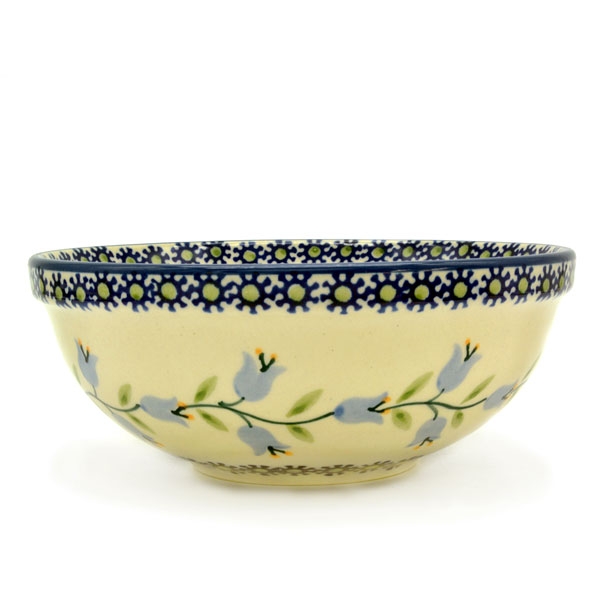Polish Pottery Cereal Bowl - Pattern Agnes