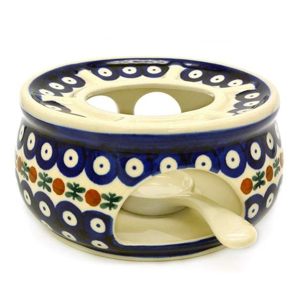 Polish Pottery teapot warmer garland pattern