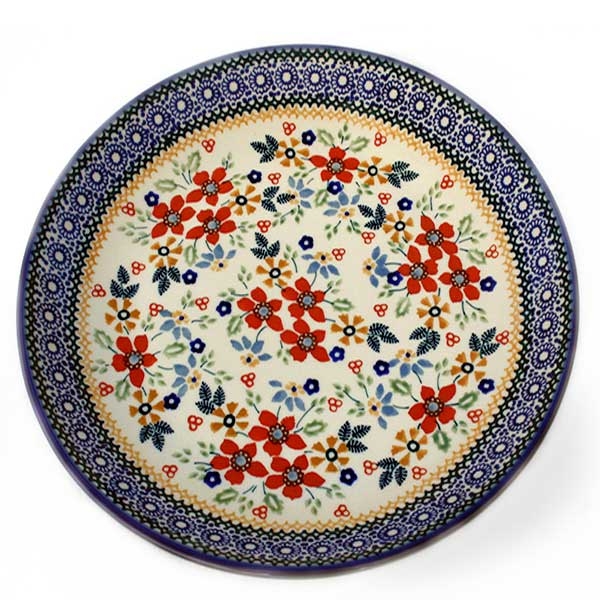 Polish Pottery side plate Cornelia pattern