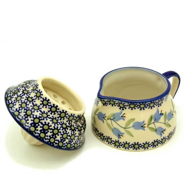 Polish Pottery lemon squeezer, Agnes pattern