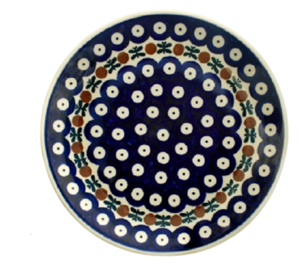 2nd Quality - Polish Pottery Plate - Garland