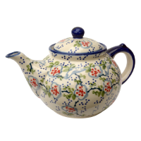 Polish Pottery Teapot - Capri Pattern