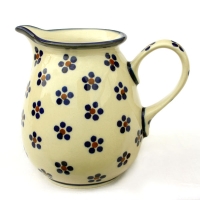 Polish Pottery jug one pint Margarete design