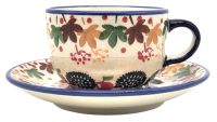 Polish Pottery cup and saucer