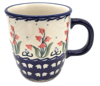 Polish Pottery mug "Mars" bellflower design