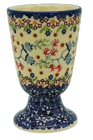 Polish Pottery wine gobelet Florac design