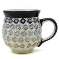 Polish Pottery jumbo mug Astern design - 2.Qual.