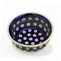 Polish Pottery Bowl 200 ml Blue Spot