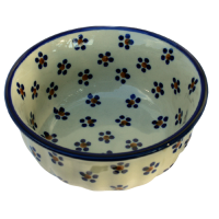 Polish Pottery Bowl Rippled 400 ml Magarete
