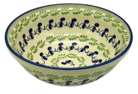 Polish Pottery Salad Bowl Olives design