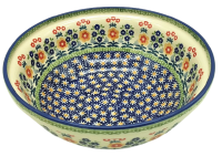 Polish Pottery Salad Bowl Levi design