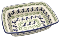 Polish Pottery rectangular dish 1000 mls pattern Olives