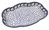 Polish Pottery cloud shaped dish 24 cms garfield pattern