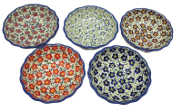 Bunzlauer Keramik Set Schälchen 100 ml Serie Viola 5 Farben