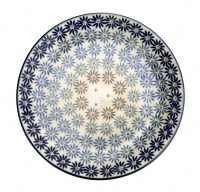 Polish Pottery Plate - Aster Pattern