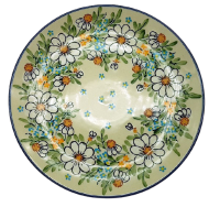 Polish Pottery Breakfast Plate in Pattern Angela