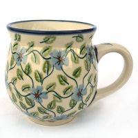 Polish Pottery jumbo mug Tabea design